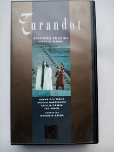 Turandot Giacomo Puccini Opera Classic (VHS, 1983) Castle Communications Verona - Picture 1 of 2