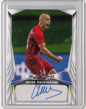 JAVIER MASCHERANO 2023 Leaf Soccer Auto Autograph Signed Card #JM1 Barcelona