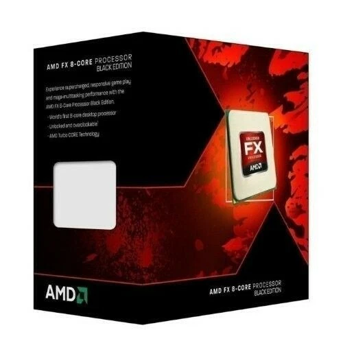 Fully Refurbished AMD FX 9590 Black Edition 8 CoreCPU , AM3+, Clock 4.7 GHz - Image 1 of 1