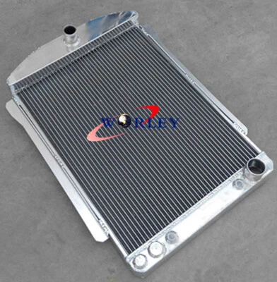 5 ROW for CHEVY CAR STREET ROD AUTO 1940-1941 40 41 ALUMINUM ALLOY RADIATOR - Image 1 of 4