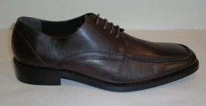 Steve Madden Size 7.5 M DRESSED Brown Leather Lace Up Oxfords New Mens Shoes - Picture 1 of 12