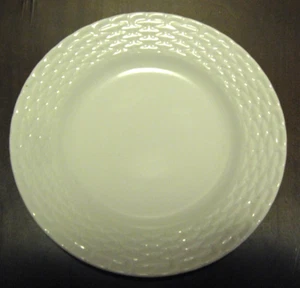 Tienshan Porcelain "WHITE WICKER" Salad Plate 7-3/4" SO Multiples Available SO18 - Picture 1 of 2
