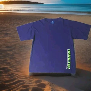 Hang Ten HT60 Mens Purple 60th Anniversary Surfing Short Sleeve T Shirt Size XL - Picture 1 of 11