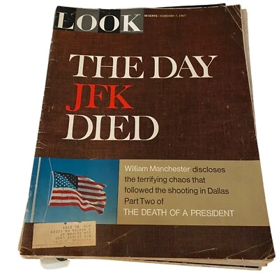 Look Magazine "The Day JFK Died" John F. Kennedy United States President (1967) Foto 1 de 4