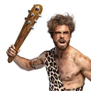 INFLATABLE CAVEMAN CLUB FANCY DRESS ACCESSORY - Picture 1 of 4
