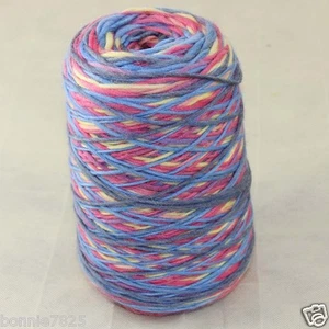 Sale NEW 1 Cone x 500gr Yarn Chunky Hand Knitting Colorful Soft Wool Cashmere 26 - Picture 1 of 10