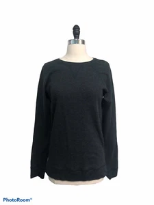 Lululemon Rayas Gris Reversible Cuello Redondo Sudadera - Imagen 1 de 9