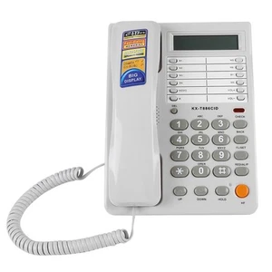 Wyświetlacz identyfikatora dzwoniącego Telefon stacjonarny Przewodowy Telefon stacjonarny Bez baterii DTMF / CB - Zdjęcie 1 z 10