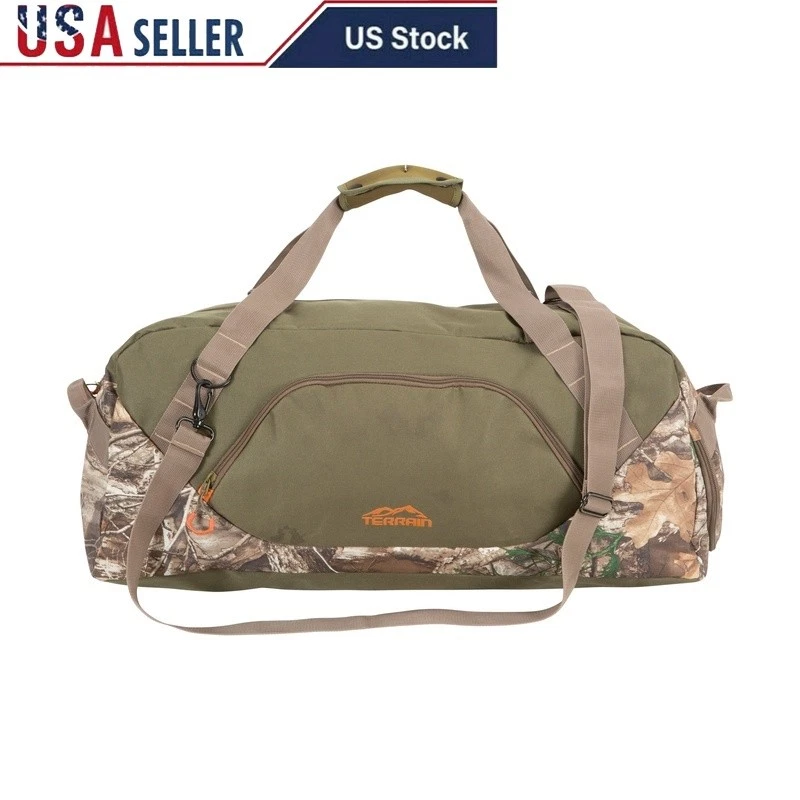 Bolso de Lona de Viaje Grande con Zapatos Garaje Múltiples Compartimentos y Correa Acolchada Nuevo Foto 1 de 4