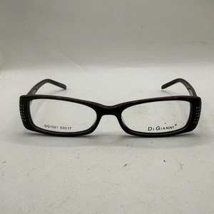 Neu mit Etikett Di Gianni Schwarz Burgund Brille Brillen 53 17 140 - Bild 1 von 9