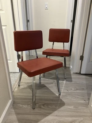 Vintage Steelcase Mid Century Office Chairs Pair - Image 1 of 4