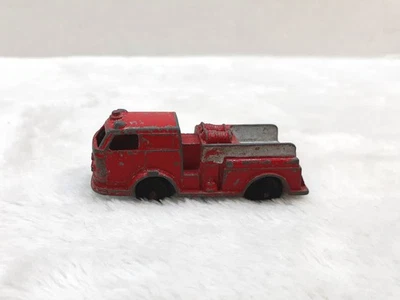 Bomba de juguete Tootsie de colección camión de bomberos rojo diecast Tootsietoy Chicago Foto 1 de 4