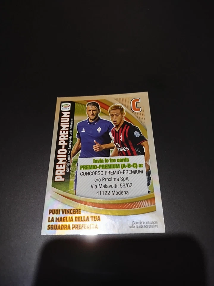 ADRENALYN PANINI CALCIATORI 2016 17 CARD PREMIO PREMIUM C - Immagine 1 di 1