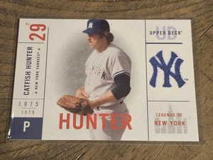 2001 Upper Deck Legends Of New York #98 Catfish Hunter Nmmt - Picture 1 of 3