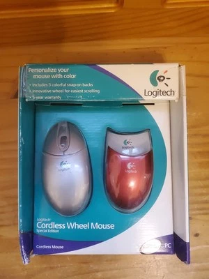 Logitech Cordless Wheel Mouse Special Edition PS/2 6pin Serial - Image 1 of 4