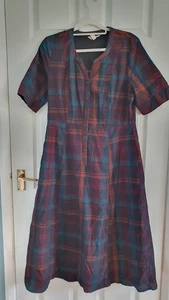 Seasalt Cornwall teal Wightwick Midi Dress UK size 12 new - Picture 1 of 4