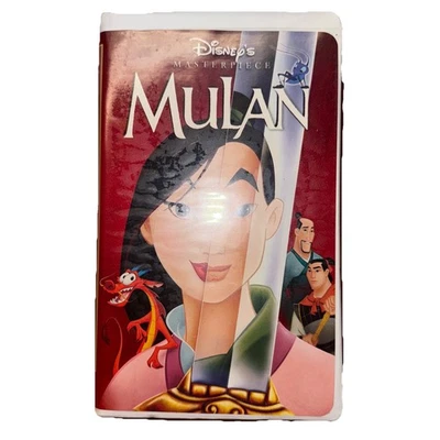 Walt Disney’s Mulan VHS Tape Disney’s Masterpiece Collection Clamshell Case - Image 1 of 4