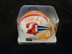 Minicasco blanco de la NFL firmado por Rob Gronkowski de los Tampa Bay Buccaneers - Imagen 1 de 7