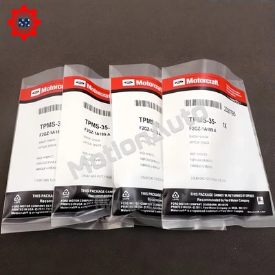 Sensor de presión de neumáticos OEM 4 PIEZAS para Ford F-150 Explorer Mustang F2GZ-1A189-AB Foto 1 de 4