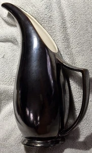 Vintage Red Wing Pottery Lotus Bronze Water Pitcher 13“ Tall MCM Mid Century - Picture 1 of 3