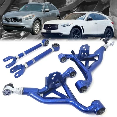 Megan Rear Upper Camber & Trailing Arm Kit For 09-13 FX35 FX37 FX50 / 14-20 QX70 - Image 1 of 4