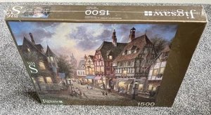 Bearington Street Jigsaw Puzzle 1500 pieces WH Smiths Dennis Lewan NEW SEALED - Picture 1 of 9