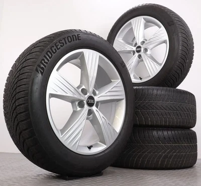 Winterräder 19 Zoll Audi Q4 etron F4 Original Alu-Felgen 89A601025B Winterreifen - Bild 1 von 4