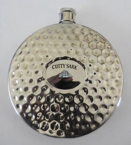 FIASCHETTA VINTAGE PLACCATA ARGENTO CUTTY SARK ORIGINALE SCOZZESE WHISKY DESIGN - Foto 1 di 4