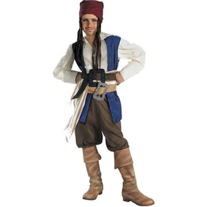 Disguise Pirates Of The Caribbean Jack Sparrow Classic Child Costume Size Large - Picture 1 of 2