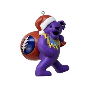 Kurt Adler Grateful Dead‚Ñ¢ Purple Bear with Bag Ornament, 3.5‚Äú - Picture 1 of 2