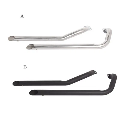Sistema de escape de tubo de escape silenciador negro astilla para Honda Shadow Aero 750 VT750C Foto 1 de 4