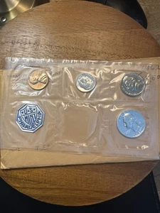 1962 Partial Proof Set 90% Silver Original Celo Wrap Envelope CoA No Franklin - Picture 1 of 11