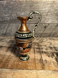 Vintage handgefertigter Kupfertopf mit Henkel Made in Greece - Bild 1 von 10