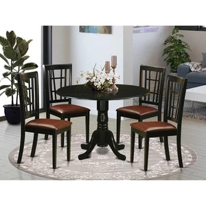 5 PC Dining room set -Table and 4 Dining Chairs - Picture 1 of 4