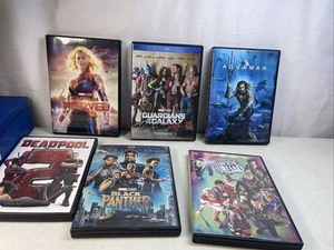Marvel And DC Movie Lot Deadpool 2 Captain Marvel Black Panther Aquaman+* - Picture 1 of 7