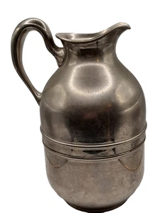 Vintage Shabby Icy-Hot Bottle Company Metal Bottle Rustic Vase No Cap 9.5" T - Picture 1 of 11