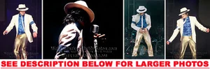 MICHAEL JACKSON HISTORY TOUR BRUNEI 4xRARE8x10 PHOTOS - Picture 1 of 1