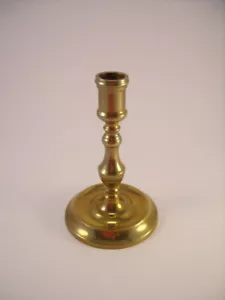 ANTICO PORTACANDELA IN OTTONE DANESE PCO0010 - Foto 1 di 1