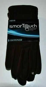 NUEVO ISOTONER SMART TOUCH COMP HOMBRE MARRÓN POLIÉSTER INVIERNO GUANTES TALLA GRANDE - Imagen 1 de 3