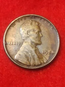 Centavo Lincoln Wheat 1938 P #70 - Imagen 1 de 2