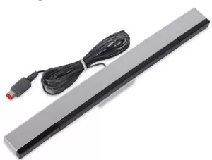 SENSOR BAR PER NINTENDO WII e WII U BARRA SENSORE MOVIMENTO INFRAROSSI CON CAVO - Photo 1/1