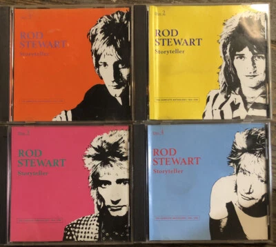 Rod Stewart Storyteller 4 CD SET NO Outer BOX No Big Booklet - Image 1 of 4