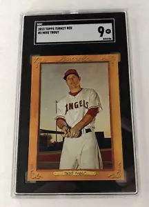 Mike Trout 2013 RARE Topps Turkey Red Baseball Card Short Print #3.... - Picture 1 of 2