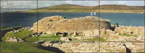 GB Local Cinderella Orkney Broch of Gurness £4 PERF Mini-sheet 2020 UNM - Picture 1 of 2