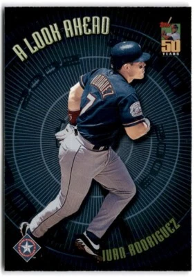 2001 Topps - A Look Ahead - #LA8 Ivan Rodriguez - Image 1 of 2