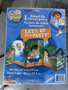 Go Diego Go Nick Jr Diego's Biggest Rescue Stand-Up CENTERPIECE Table Birthday - Picture 1 of 2