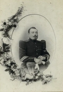 France Verdun Military Uniform Old Cabinet Photo Leon 1900 - Imagen 1 de 3