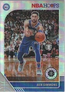 NBA Hoops Premium Stock Ben Simmons Philadelphia 76ers Holo Prizm # 144 2019-20 - Imagen 1 de 2
