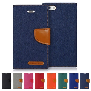 for iPhone 6S/6/6s Plus/6 Plus Case, GOOSPERY Canvas Wallet Case w. Flip Stand - Picture 1 of 41