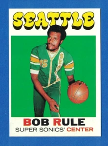 1971 Topps Basketball #40 Bob Rule NM-MT OC Seattle Super Sonics - Bild 1 von 2